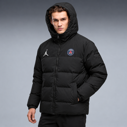 fd-gen yp-jordan-paris-saint-germain-hooded-puffer-jacket-97596--black tres-quartos