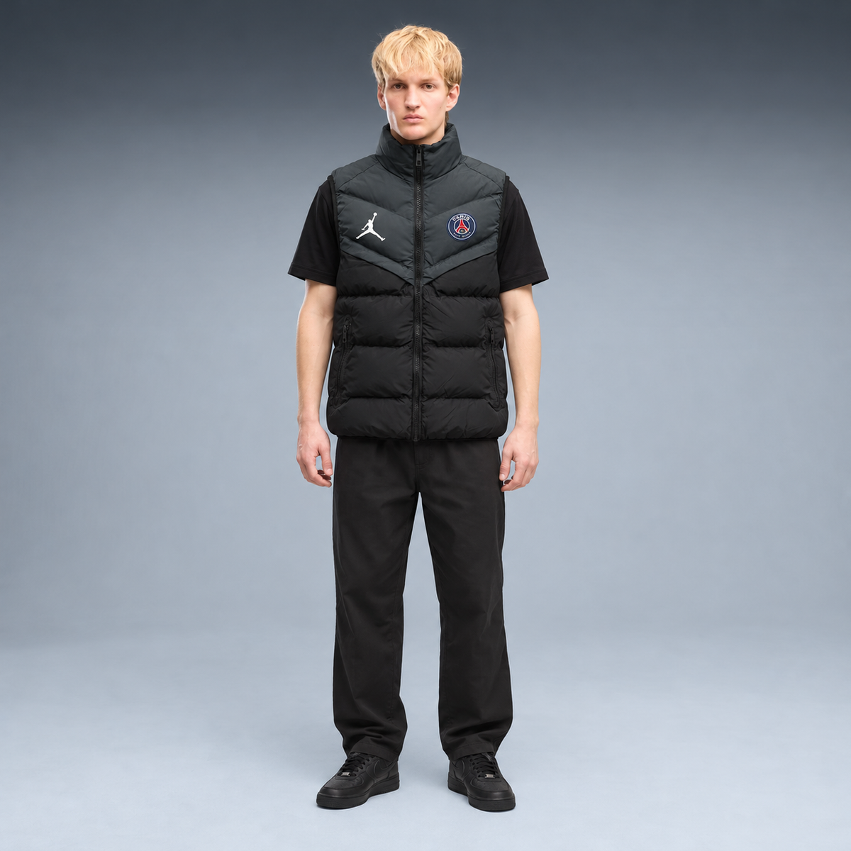 fd-gen yp-jordan-paris-saint-germain-puffer-vest-36696--grey-black frente