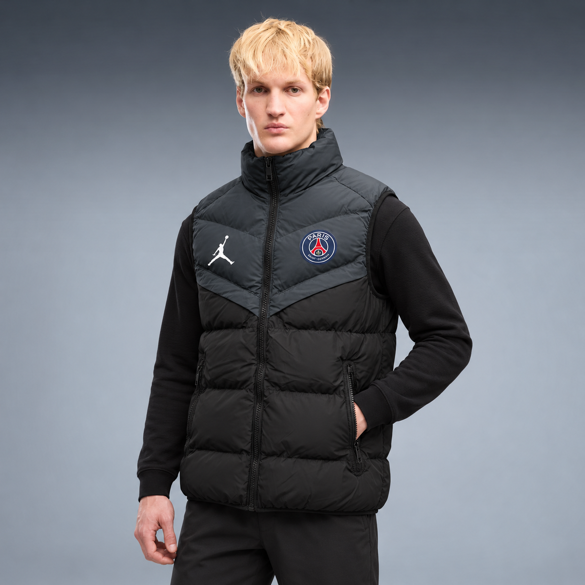 fd-gen yp-jordan-paris-saint-germain-puffer-vest-36696--grey-black tres-quartos