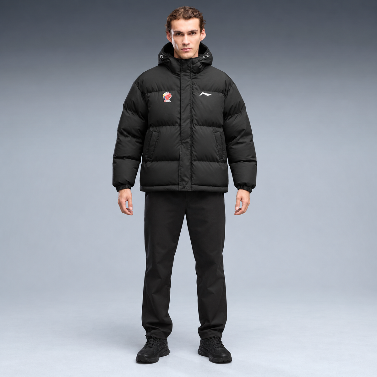 fd-gen yp-li-ning-cba-hooded-puffer-jacket-black-50016 frente