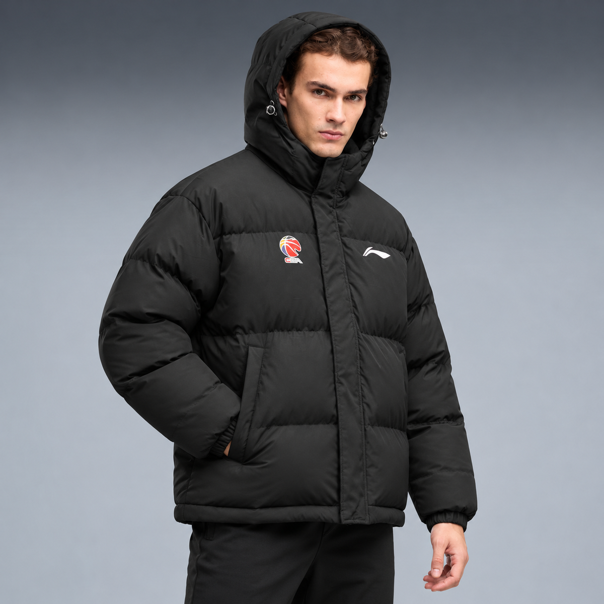 fd-gen yp-li-ning-cba-hooded-puffer-jacket-black-50016 tres-quartos