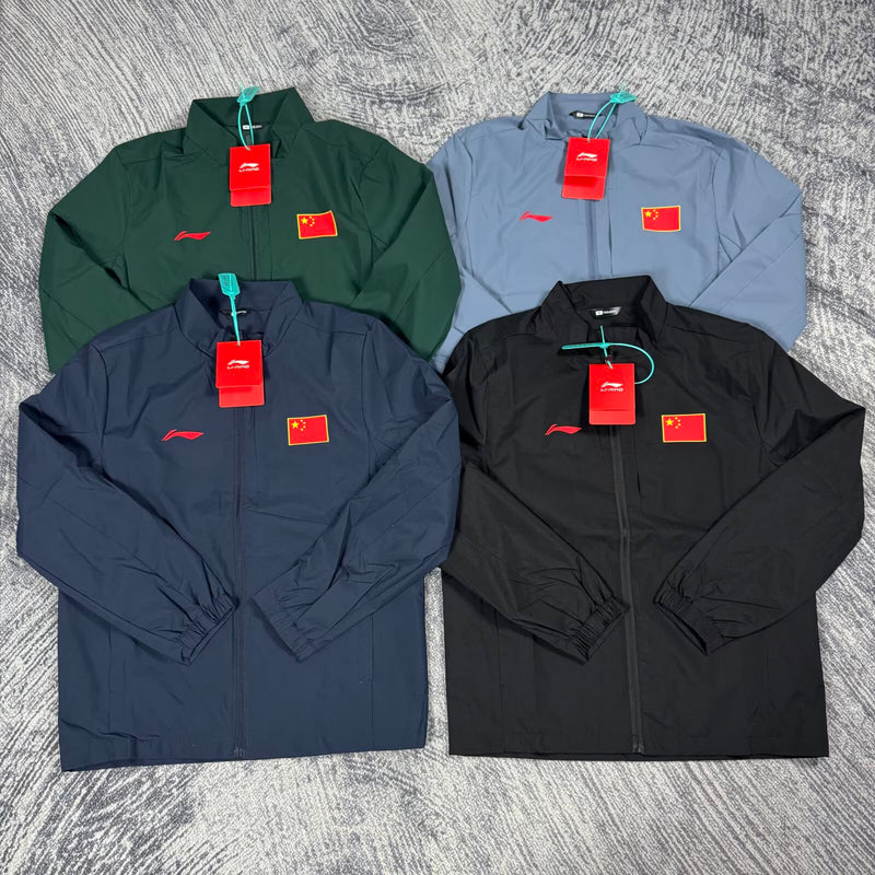 Li-Ning China Windbreaker - Navy/Black/Green