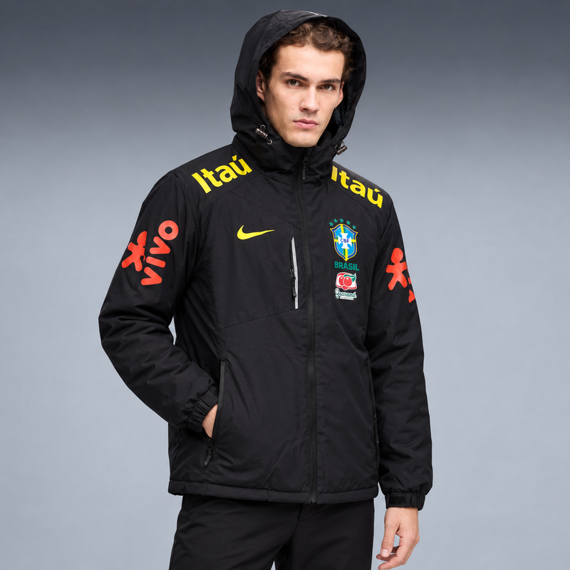 fd-gen yp-nike-brazil-fleece-lined-windbreaker-93782--black tres-quartos