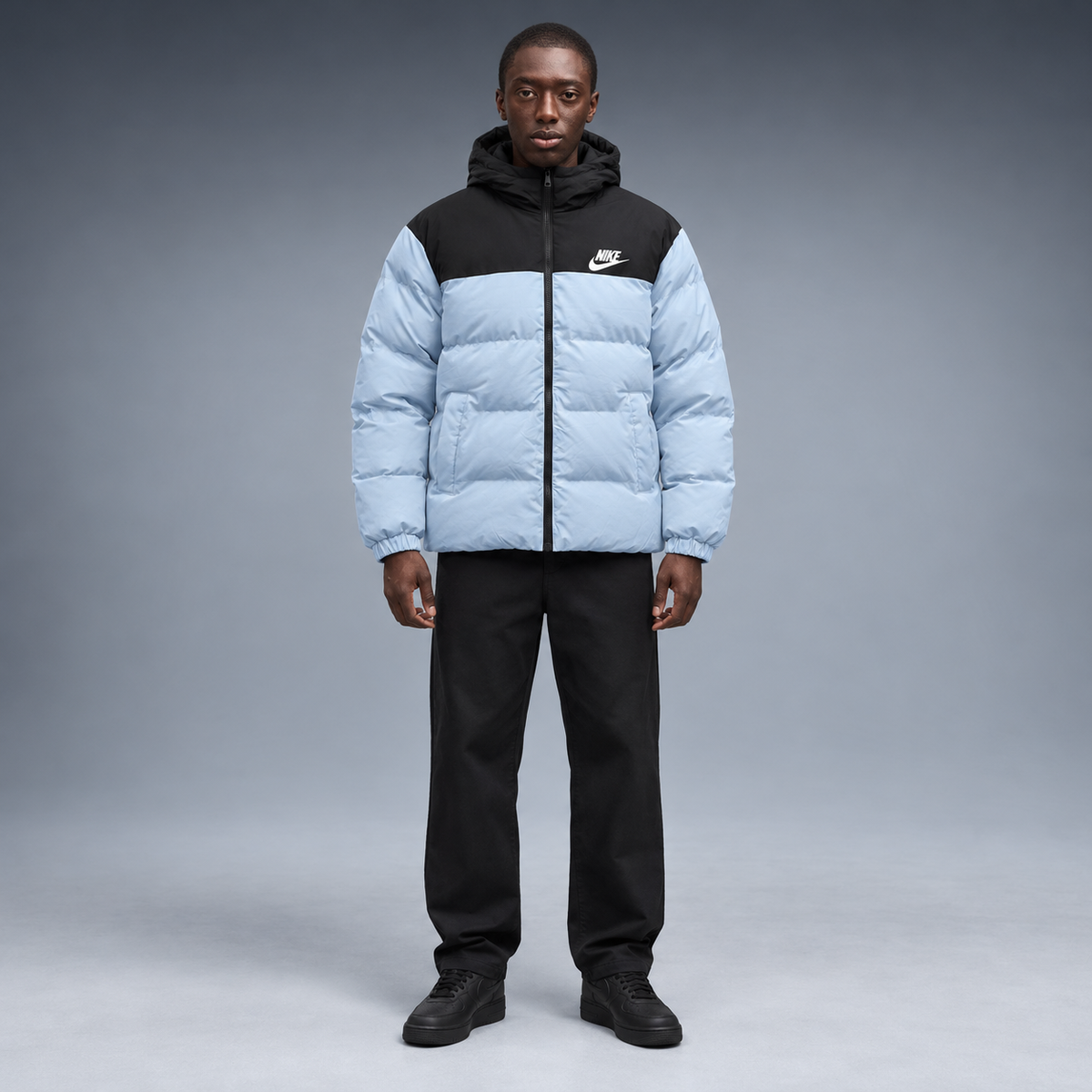 fd-gen yp-nike-hooded-puffer-jacket-29487--light-blue-black frente