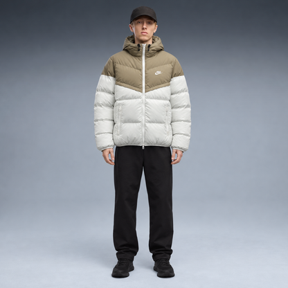 fd-gen yp-nike-hooded-puffer-jacket-84887--khaki-white frente