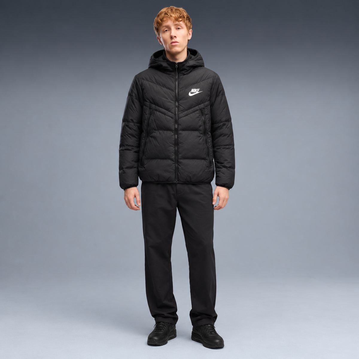 fd-gen yp-nike-hooded-puffer-jacket-90811--black frente