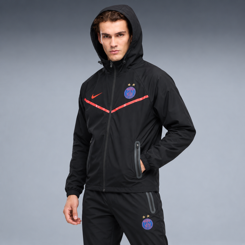 fd-gen yp-nike-paris-saint-germain-tracksuit-black-red-092 tres-quartos
