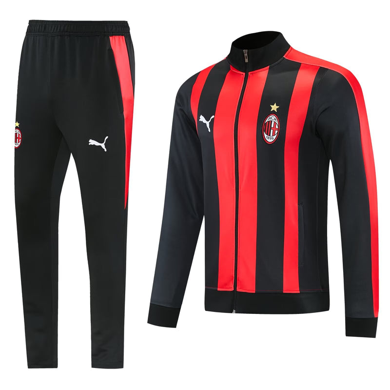 Puma AC Milan Tracksuit - Black/Red