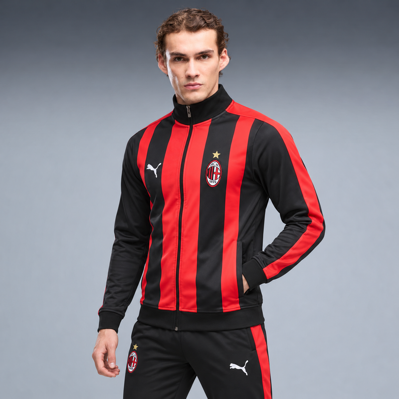 fd-gen yp-puma-ac-milan-tracksuit-black-red-001 tres-quartos