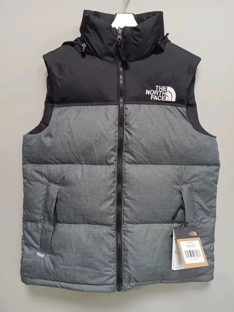 The North Face Puffer Vest - Grey/Black