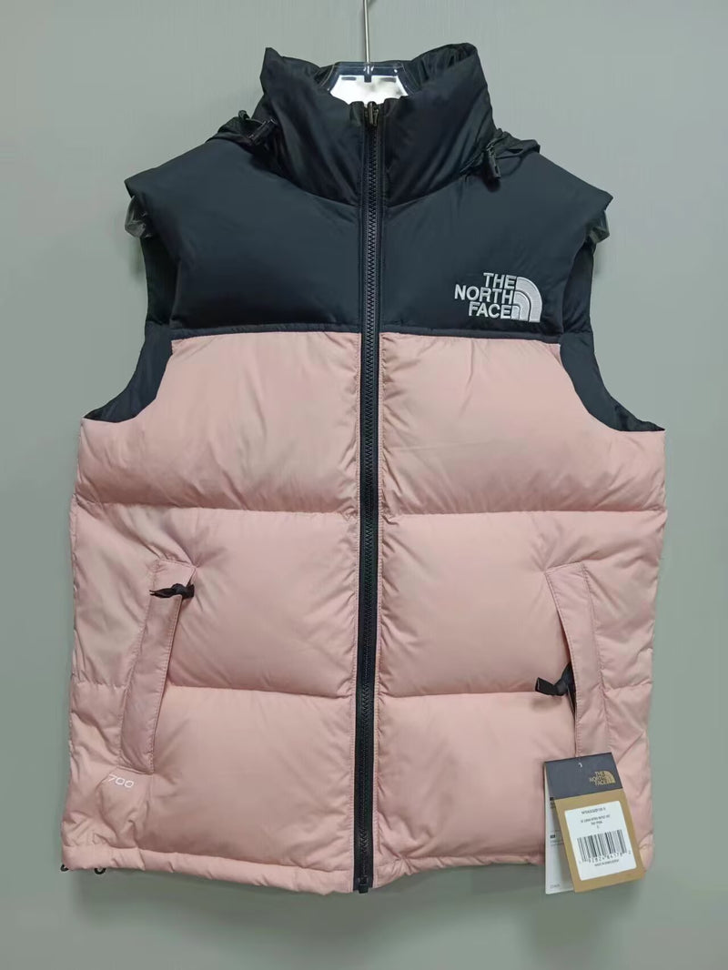 The North Face Puffer Vest - Pink/Black