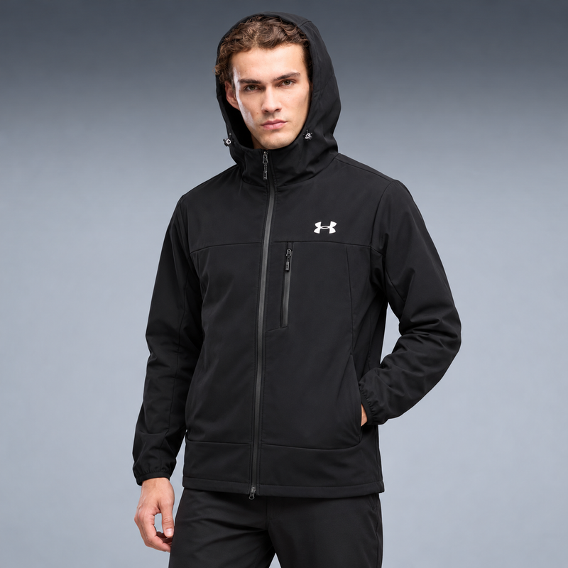 fd-gen yp-under-armour-hooded-jacket-black-yellow-light-grey-048 tres-quartos