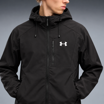 fd-gen yp-under-armour-hooded-softshell-jacket-69681--black detalhe-peito