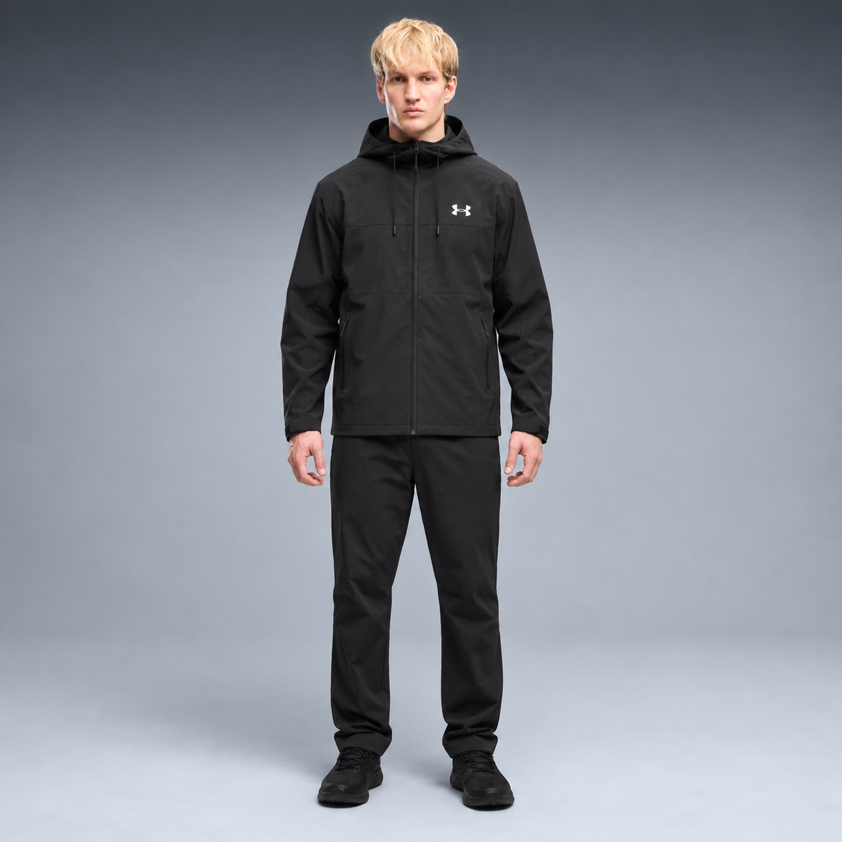 fd-gen yp-under-armour-hooded-windbreaker-50887--black frente