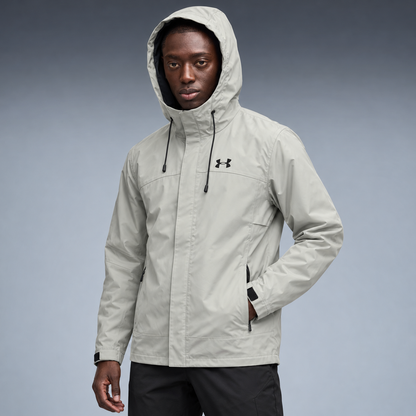 fd-gen yp-under-armour-hooded-windbreaker-50887--light-grey tres-quartos