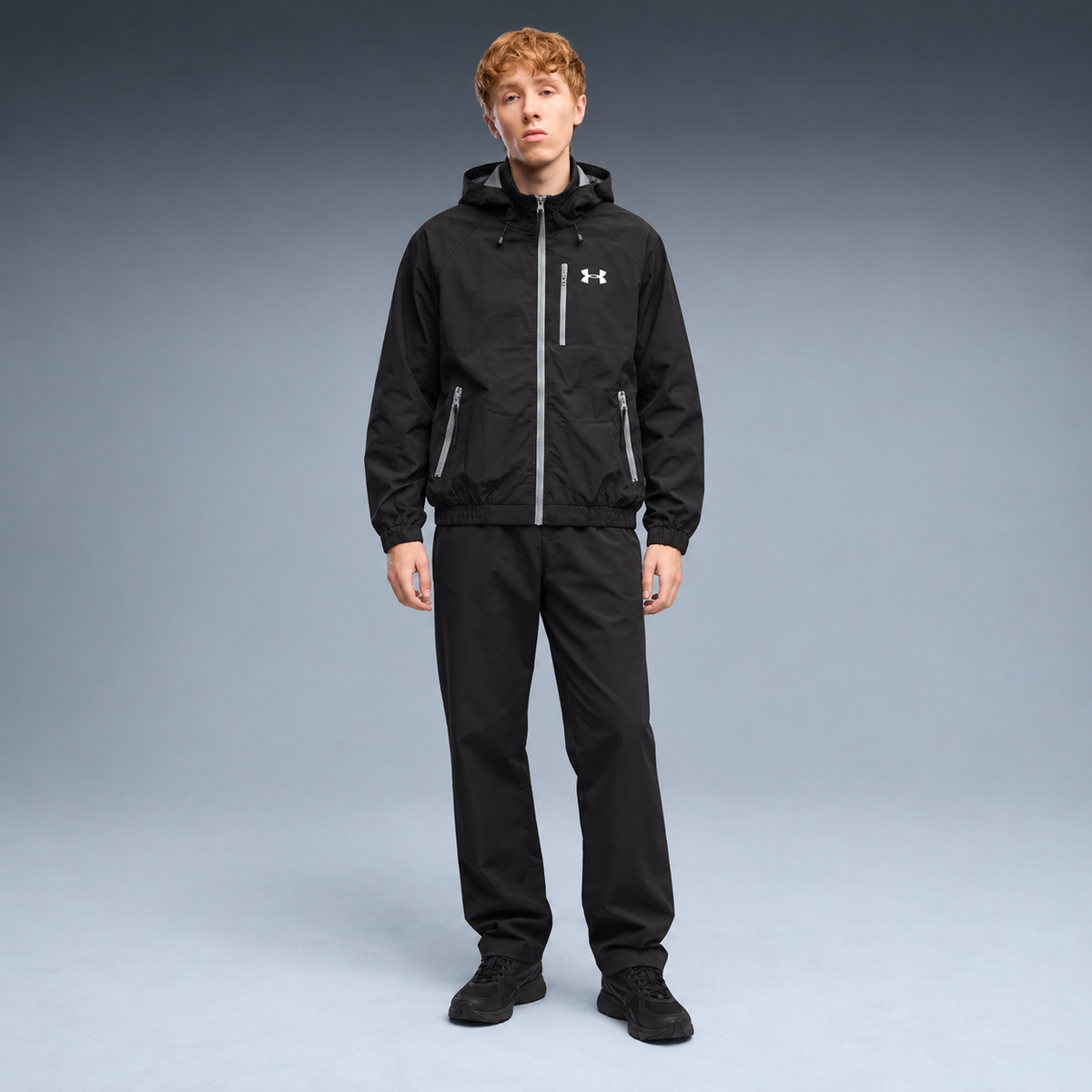 fd-gen yp-under-armour-hooded-windbreaker-72522--black frente