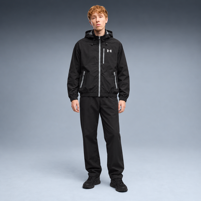 fd-gen yp-under-armour-hooded-windbreaker-72522--black frente